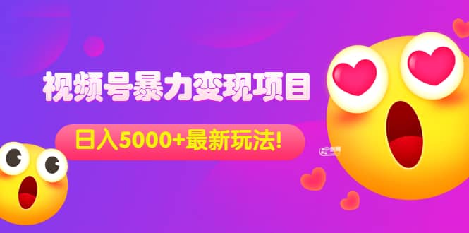 外面收费699的视频号暴力变现项目，日入5000+，简单易操作当天见效果-智宇达资源网