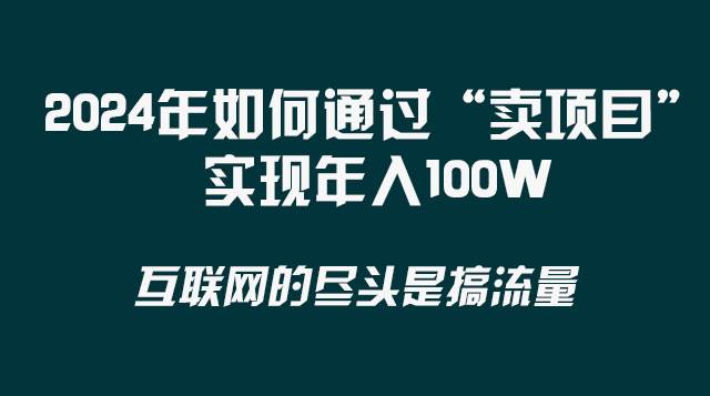 2024年如何通过“卖项目”实现年入100W-智宇达资源网