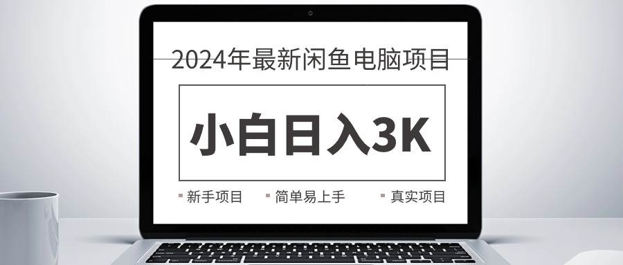 2024最新闲鱼卖电脑项目，新手小白日入3K+，最真实的项目教学-智宇达资源网