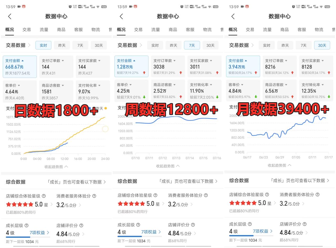 拼多多虚拟店掘金 单店日入500+ 可放大 副业首选项目 简单易上手-智宇达资源网